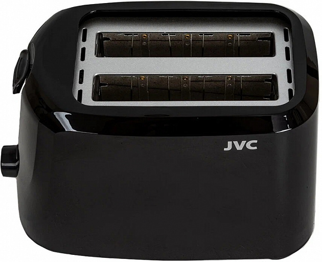 Тостер JVC мощность700Вт 2ломтика, размер тоста 10х10см, 5степеней поджаривания, термоизолированный корпус, поддон для крошек, отсек для шнура, черный 000000000001220061