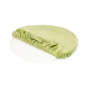 Подушка на стул 31,5см DE'NASTIA круглая светло-зеленая бархатная 100%полиэстер 000000000001208958