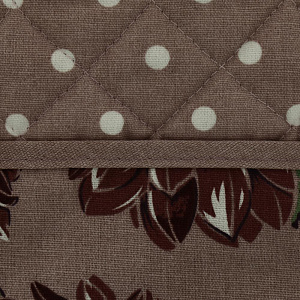 Удлинённая прихватка DeNASTIA Коллекция"Пионы"90x18см,100%хлопок/30%полиэстер,розовый/бордовый K000019 000000000001202715