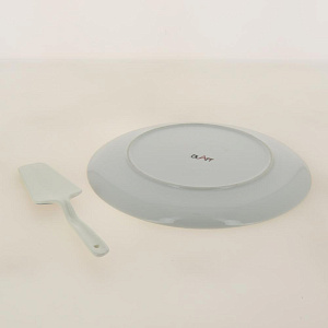 Набор для торта 2 предмета (блюдо 27см/лопатка) OLAFF Ваза с цветами фарфор 000000000001193911