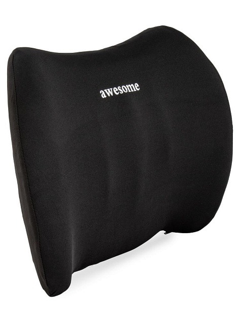 Подушка 41х29см для спины черная с эффектом памяти пена полиэстер 000000000001228540