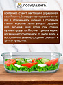 Контейнер 2,8л 28,1х21,5х9см прямоугольный синяя крышка боросиликатное стекло 000000000001220359