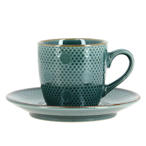 Кофейный набор Синий океан Коралл, 12 предметов 000000000001166780