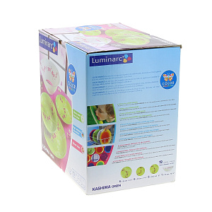 Столовый набор Kashima Green Luminarc, 19 предметов 000000000001062320