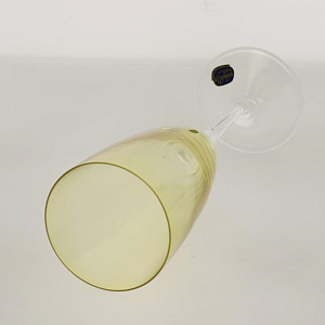 BOHEMIA Cristal   Кейт  Н-р 2  бокалы  д/шам 220мл жел72148 000000000001172613