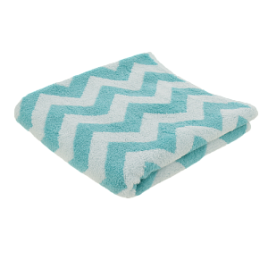 Полотенце 50х90см CLEANELLY Спезатта махровое Плотность 460гр голубое пестроткань 100% хлопок 000000000001206886