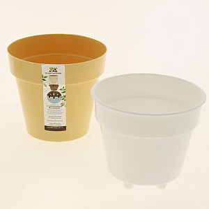 Кашпо/вставка Порто 1л D14,5 H13 кремовый 000000000001185589