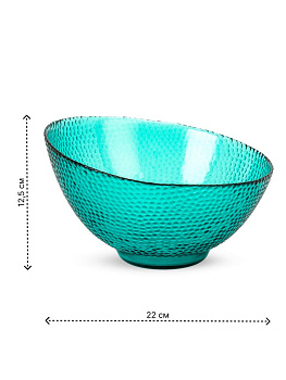Салатник 22х12,5см стекло RMCA-0521-27-2 000000000001228291