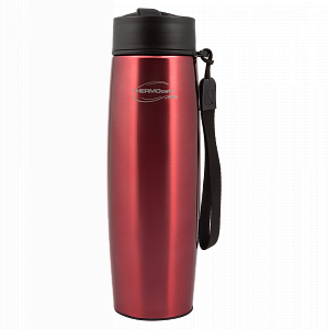 Термокружка из нержавеющей стали тм THERMOcafe by THERMOS Hiking-500 Red/Artic white/Grey 500мл 673503 000000000001195103