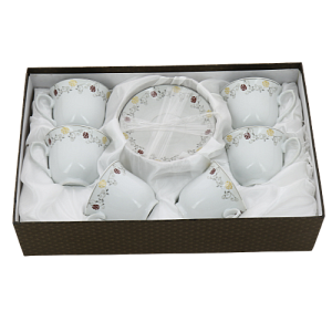 Набор чайный 12 предметов 220мл (6 чашек + 6 блюдец) GUTERWAHL ВЕНЕРА алиот ПУ фарфор 114-19002 000000000001205649