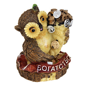 Декоративная фигурка Сова Богатство, 7.5 см 000000000001154370