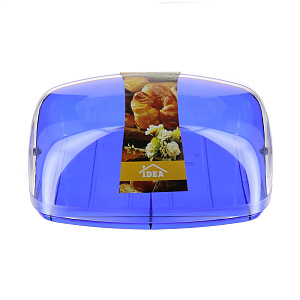 Большая хлебница Кристалл Idea, синий 000000000001129733