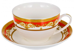 Набор чайный 12 предметов (чашка 240мл-6шт/блюдце-6шт) BALSFORD Эстелла Марианна подарочная упаковка фарфор 000000000001197868