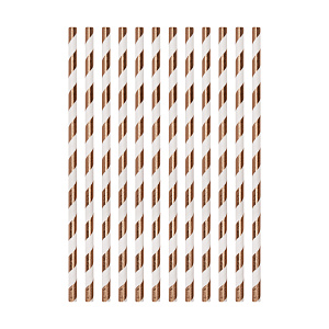 Набор трубочек 12шт роуз голд 000000000001222118