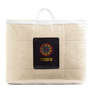 Покрывало 200x240см DE'NASTIA молочный вельвет полиэстер 000000000001218851