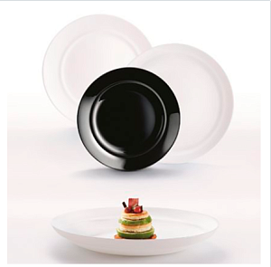 ALEXIE BLACK & WHITE Набор столовой посуды 18 предметов LUMINARC опал 000000000001207945