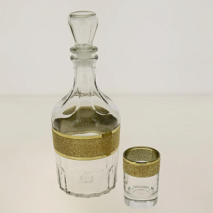 ЗОЛОТОЙ КАРАТ Набор Графин+6 стопок с узором KAV22-1160/837/S 000000000001190675