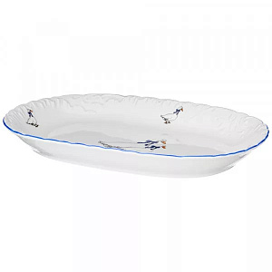 Блюдо круглое 32см CMIELOW Рококо Гуси фарфор OMD666-24-Рококо-1-6RZ 000000000001219563