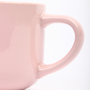 Кружка 400мл розовый глазурованная керамика CS041-3PINK 000000000001213884