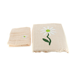 Набор полотенец Ромашка-М Grand Textil, 40x60 см, 60x110 см, 2 шт. 000000000001123558