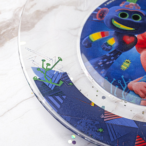 Тарелка 19,5см ND Play Серия Техно Тролли 2 стекло 000000000001197733