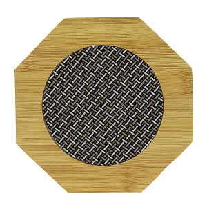 Подставка под горячее M010117/R010004 дерево/ПВХ 000000000001167726