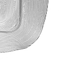 Блюдо сервировочное 33см GLASSCOM SQUARE silver стекло 000000000001213157