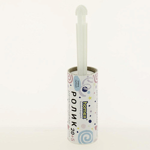 Ролик для одежды 20/5л Бесплатно Очень Липкий ПЛАСТИК HOMEX 4564 000000000001198126