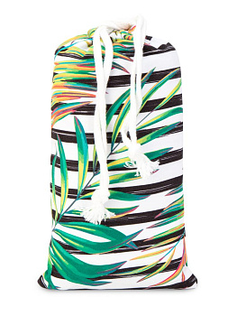 Полотенце пляжное с чехлом 75х150см Пальмовый лист микрофибра полиэстер 000000000001227520