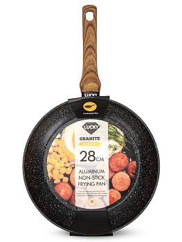 Сковорода 28см LUCKY GRANITE индукция антипригарное покрытие алюминий 000000000001217815