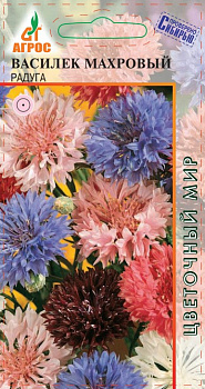Семена Василек 0,4г Махровый Радуга 000000000001221394