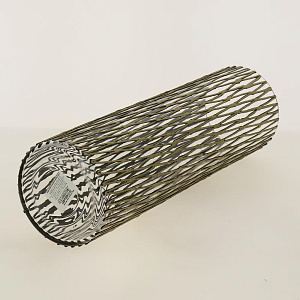 Ваза стеклянная с ручным рисунком, дизайн Danuta Kotova,широкий цилиндр  высотой 40 см, ручной рисунок по матированной поверхности. 000000000001191037