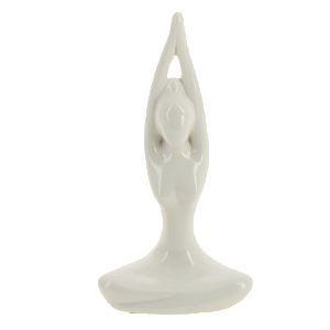 Фигура декоративная "YOGA медитация" белая R011243 000000000001200361
