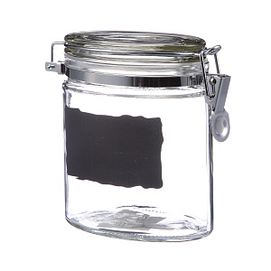 Банка для сыпучих продуктов Cristella Oval Esprado, 650мл, стекло 000000000001071242