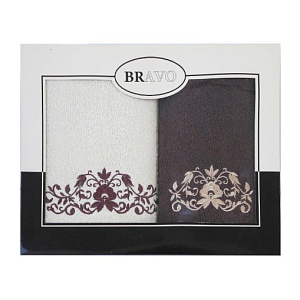 Набор полотенец НВ Рапсодия м0450_07 50* 90 + 70*140 000000000001169593