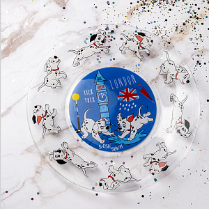 101 ДАЛМАТИНЕЦ Тарелка десертная 19,6см ОСЗ Симпатия стекло 000000000001212439