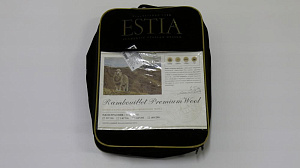 ДОЛИНА РАМБУЛЬЕ  Стеганый Hаматрасник 90х200, 1пр, хлопок/овечья шерсть/полиэф.вол 000000000001179475