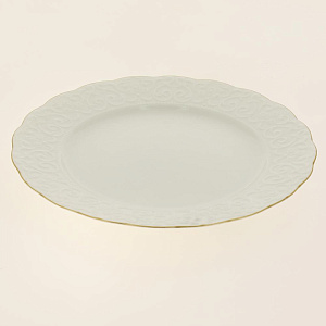 IREM Тарелка десертная 21 см, Отводка золото, костяной фарфор BNIRM21DU520 000000000001189495