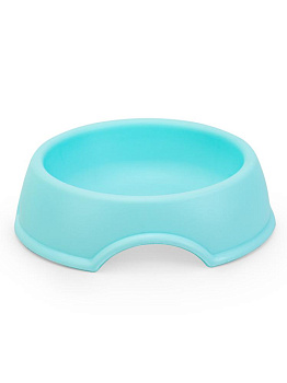 Миска для животных 14х4см одинарная в ассортименте полипропилен 000000000001229121