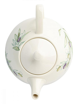 Чайник заварочный 1л DE'NASTIA Оливки фарфор 000000000001217748