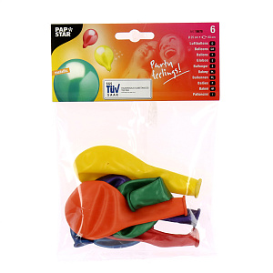 Набор воздушных шаров Pap Star, 25 см, 6 шт. 000000000001142501