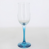 Фужер стеклодля шампанского синяя ножка 190мл ENJOY PASABAHCE44160ВSL 000000000001199203