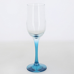 Фужер стеклодля шампанского синяя ножка 190мл ENJOY PASABAHCE44160ВSL 000000000001199203