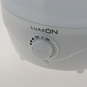 Увлажнитель воздуха 2л LuazON HOME LHU-04 ультразвуковой 18Вт белый пластик 2919724 000000000001205753