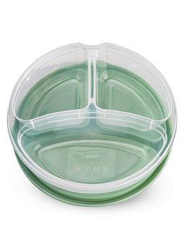 Контейнер пищевой 650мл круглый с отделениями в ассортименте пластик 000000000001228397