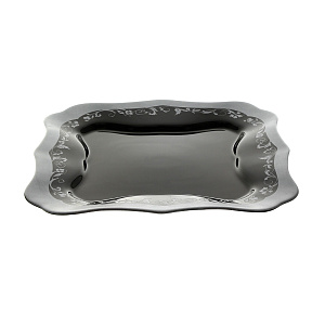Десертная тарелка Authentic Silver Black Luminarc 000000000001096168