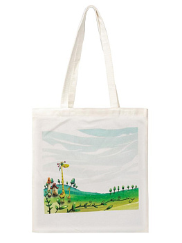 Сумка-шоппер 40х37см с принтом ST полиэстер/хлопок 000000000001227180