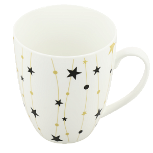 Кружка 300мл MILVIS Звезды фарфор 000000000001208592
