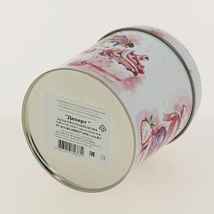 Банка для сыпучих продуктов 800мл НОВЫЙ АРГУМЕНТ Десерт жестяная 000000000001187794