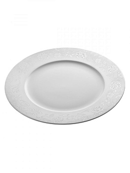 Тарелка обеденная 27см ESPRADO Blanco твердый фарфор 000000000001190020